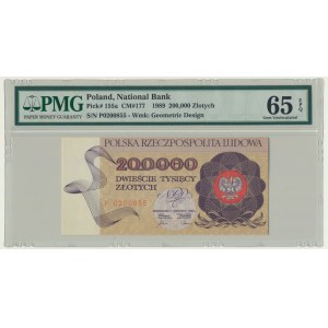200,000 zl 1989 - P - PMG 65 EPQ