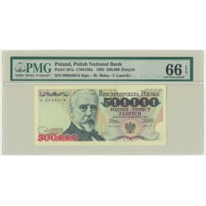 500,000 PLN 1993 - H - PMG 66 EPQ