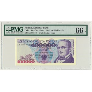 PLN 100 000 1993 - AE - PMG 66 EPQ