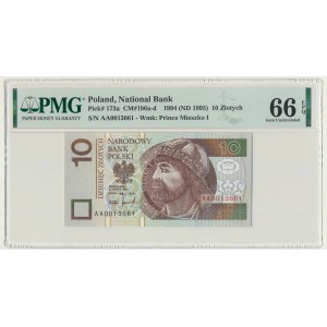 10 gold 1994 - AA - PMG 66 EPQ