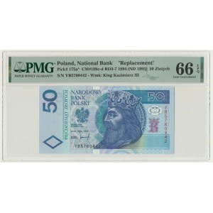 50 or 1994 - YB - PMG 66 EPQ - série de remplacement