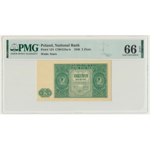 2 gold 1946 - PMG 66 EPQ
