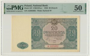 20 Gold 1946 - A - PMG 50