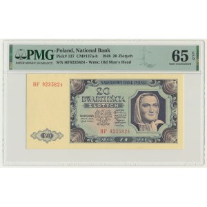 20 gold 1948 - HF - PMG 65 EPQ