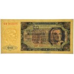 20 or 1948 - GW - PMG 65 EPQ - papier rayé