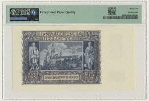 20 Gold 1940 - G - PMG 65 EPQ