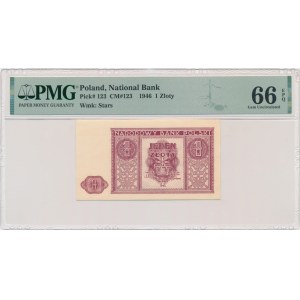 1 gold 1946 - PMG 66 EPQ