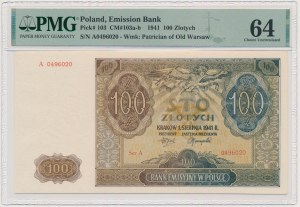 100 Gold 1941 - A - PMG 64