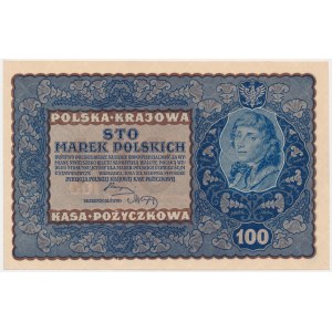 100 marks 1919 - I T Series - rarer variant