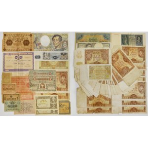 Group of European banknotes (ca. 54 pcs.)