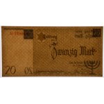 20 marks 1940 - numéro 1 sans filigrane -