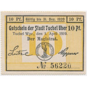 Tuchola (Tuchel), 10 fenig 1918