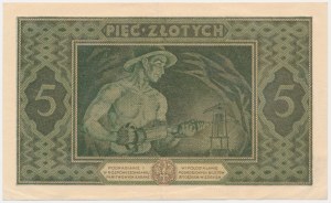 5 złotych 1926 - B - PIĘKNY I ŚWIEŻY