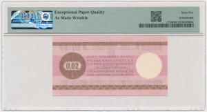 Pewex, 2 Cents 1979 - HO - LARGE - PMG 65 EPQ