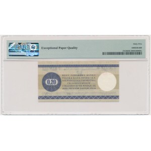 Pewex, 20 cents 1979 - HN - small - PMG 65 EPQ