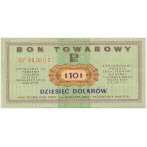 Pewex $10 1969 - GF -.