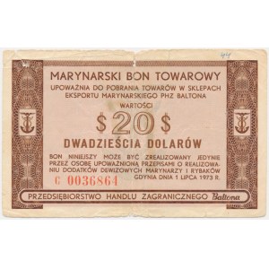 Baltona, 20 dolarów 1973 - C - RZADKI