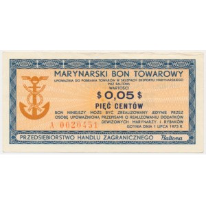 Baltona, 5 centów 1973 - A -