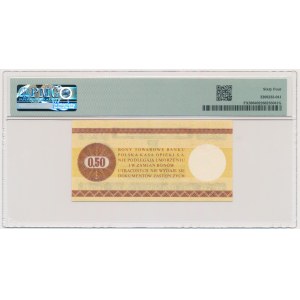 Pewex, 50 cents 1979 - HC - small - PMG 64