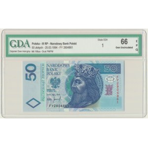 50 Or 1994 - Exercice - GDA 66 EPQ