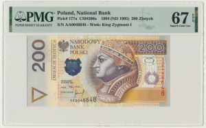 200 Zloty 1994 - AA - PMG 67 EPQ