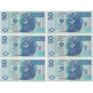 Set, 50 or 1994 - early series (6 pcs.)