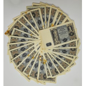 Set, 20 gold 1936 (approx. 73 pieces).