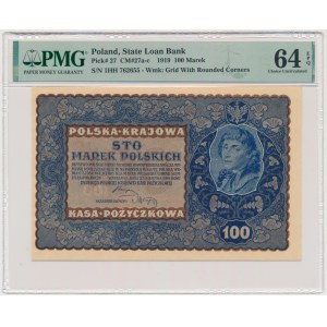 100 marks 1919 - IH Series H - PMG 64 EPQ