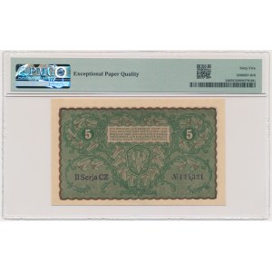 5 Mark 1919 - II Serja CZ - PMG 65 EPQ