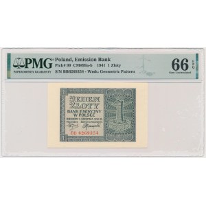 1 gold 1941 - BB - PMG 66 EPQ