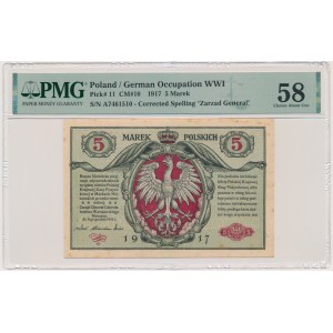 5 marek 1916 - Generał - biletów - A - PMG 63