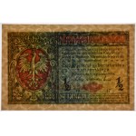 1/2 marki 1916 - Jenerał - A - PMG 66 EPQ