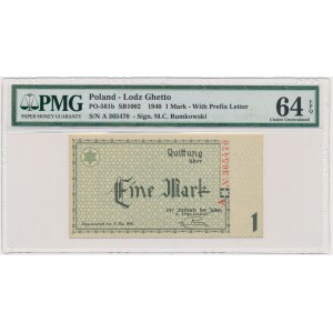 1 Mark 1940 - A - 6 digit series - PMG 64 EPQ