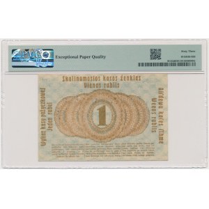 Posen, 1 Ruble 1916 - short clause (P3c) - PMG 63 EPQ