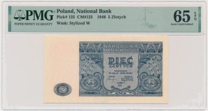 5 Gold 1946 - PMG 65 EPQ