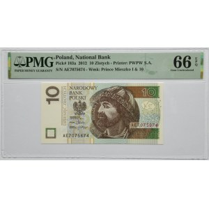 PLN 10, 2012 - AE - PMG 66 EPQ