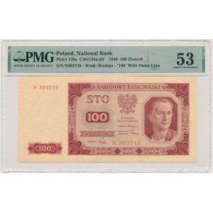 100 Gold 1948 - N - PMG 53