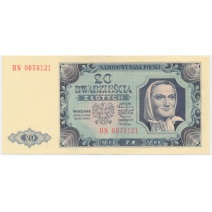 20 zloty 1948 - HN -.