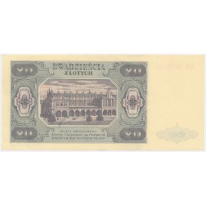 20 zloty 1948 - HN -.
