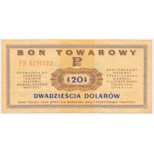 Pewex, $20 1969 - FH -.