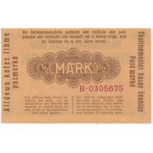 Kaunas, 1/2 známky 1918 - B -
