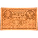 1,000 marks 1919 - Ser. AD - 7 digits -.