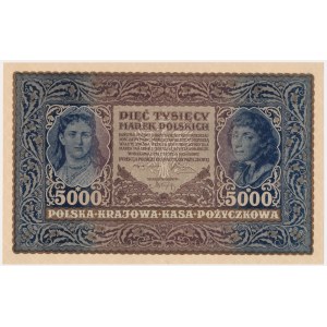 5,000 marks 1920 - III Series H -.