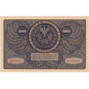 1,000 marks 1919 - III Series T -.