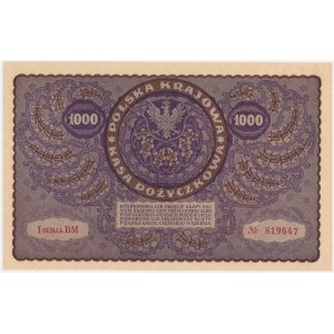1,000 marks 1919 - I Serja BM -.