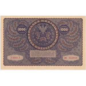 1.000 marek 1919 - I Serja J -