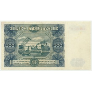 500 zloty 1947 - E -.