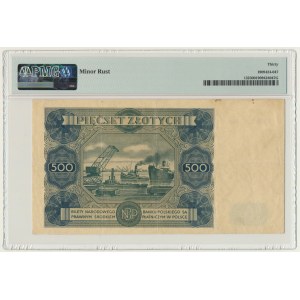 500 zloty 1947 - N3 - PMG 30