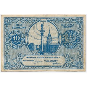 10 pennies 1924