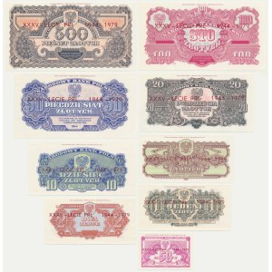Commemorative Issue 1974 (1944) in original album (9pcs).